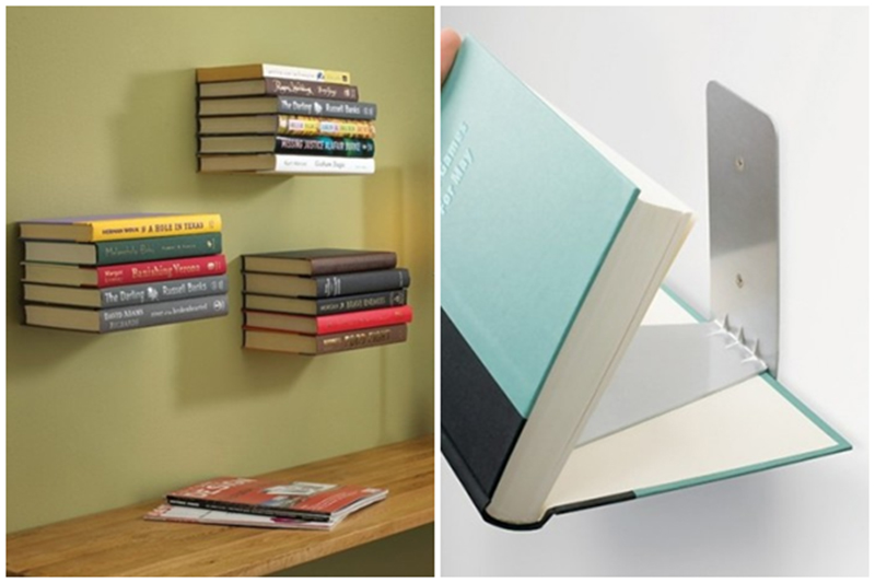 Giá sách treo bằng inox